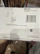 Delta 9990-DST Broderick Pull Down Wet Bar Prep Sink Faucet, Chrome