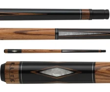 Elite EP33 Two-Piece 58 in. Billiards Pool Cue Stick 18 - 21 oz