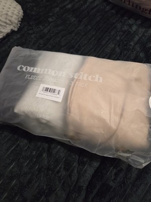 Common Stitch Fleece Joggers 3pk Cargo  Pkt Joggers W/Elastic Cuff