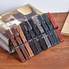 High End Genuine Leather Watch Strap Breathab...