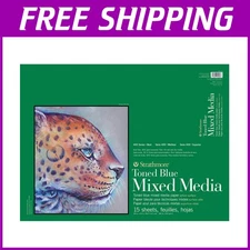 400 Series Blue Mixed Media Pad, 18x24, 15 Sheets