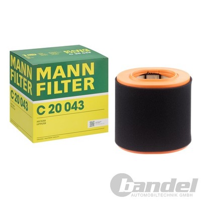 MANN-FILTER LUFTFILTER FILTEREINSATZ passend für FIAT DUCATO | C 20 043