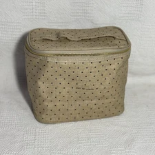 Kate Spade "Out To Lunch" Insulated Lunch Tote Cosmetic Bag w/ Polka Dots