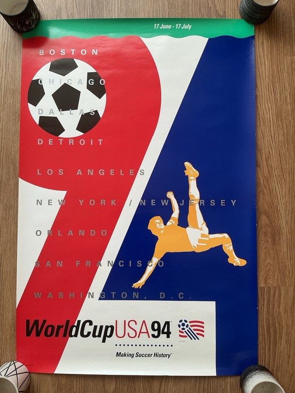 Vintage USA 1994 World Cup Poster