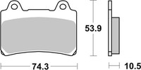 Brembo 07YA1711 BremsbeläGe Hinten/Vorne, Anwendung: StraßE, Material: Keramik /