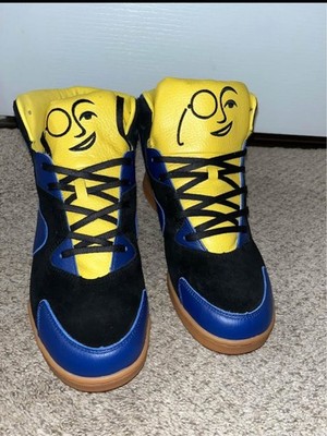 Planters Crunch Force Mr. Peanut Men's Sneakers Blue Yellow Black Size 11