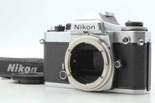 Read Exc 5 Nikon FE Silver 35mm SLR Film Camera Body From JAPAN