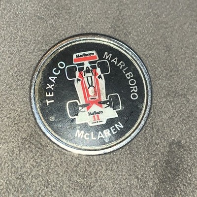 Vintage TEXACO MALBORO McLAREN, Formel 1, British Racing Car Pin Anstecker