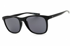 NIKE EV1199 001 Sunglasses Black Grey Frame Dark Grey Lenses 55mm