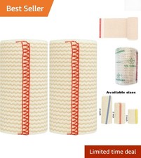 Reliable Support: 3-Inch Elastic Bandage Wrap - Multipurpose  Washable 2-Pack