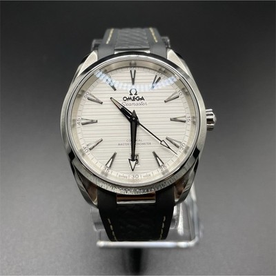 OMEGA Seamaster Aqua Terra Co-Axial Silver Dial Black Rubber Strap