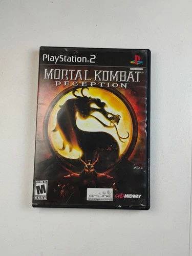 Tested Playstation 2 Game Mortal Kombat Deception Complete Free Shipping