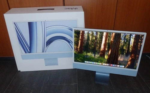 Apple iMac M3 2023 24" 24 Zoll 16GB 512GB A2874 8C CPU 8C GPU blau MWST #GGF B