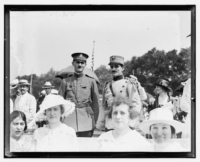 Photo:July 4 1919 Washington DC Monument Lot Crowd Uniforms