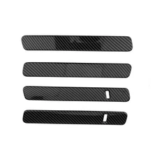 Carbon Fiber ABS Exterior Side Door Handle Cover Trims For Kia EV9 Accessories