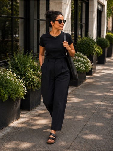 Classiques for Nordstrom navy wool pants