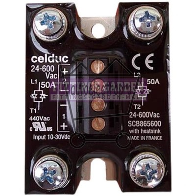 1Pcs NEW FOR Celduc solid state relay SCB865600 24-600VAC/50A/10-30VDC