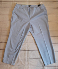 Roz and Ali Signature Fit Women's Ankle Blue Pants 16w dressbarn new with tags