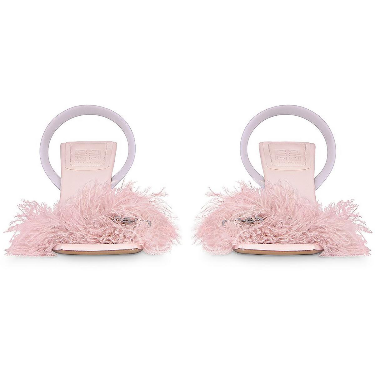 Женский розовый ремешок на щиколотке из овечьей кожи Givenchy 375 СреднийBM BHFO 9998 64190₽