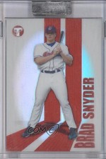 2004 Topps Pristine Uncirculated Refractor 574/999 Brad Snyder #179 1x9