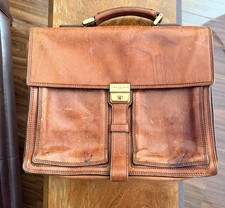 The Bridge 1969 100% Leather Business Bag Bro...