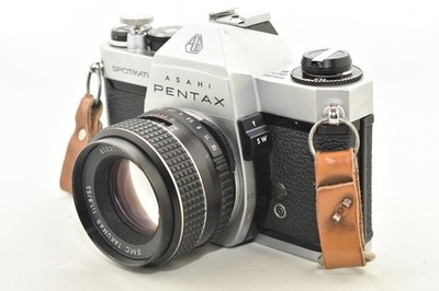 【全動作確認済】PENTAX SP + 55mm & 35mmレンズセット Asahi Pentax Spotmatic SP II Vintage 35mm SLR Camera & Takumar