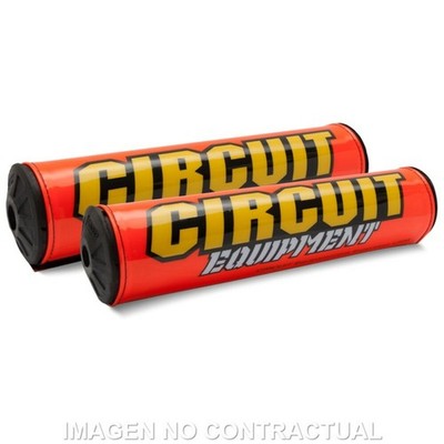 Protector manillar circuit i-9 rojo fluor para moto repuestos accesorios piezas