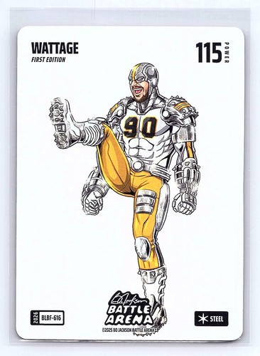 Wattage (TJ) Bo Jackson Battle Arena #616 Blizzard Battlefoil 115 Power *hlb