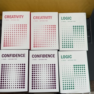 Thesis ADHD Supplemen, Logic,Confidence, Creativity 2 Box Of Each CAFFEINE FREE