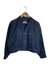 I.S. ISSEY MIYAKE SPORT/Denim Jacket/M/Cotton/NVY/RG31160/Archive/80s
