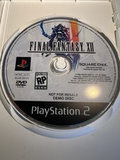 Final Fantasy ⚔️ XII 12 DEMO FFXII Disc ONLY - PS2 **UNTESTED** **SCRATCHED**
