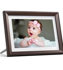 Dragon Touch Classic Digital Picture Frame - Brown, 10".R7