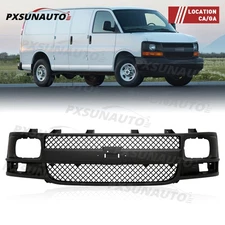 Front Grille Assembly Grill For 2003-2017 Chevrolet Express 1500 2500 3500 Van