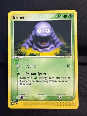 Pokemon Ex Dragon Grimer Common (57/97) NM