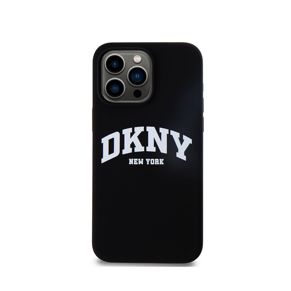 Coque DKNY iPhone 12 Pro en silicone liquide chic et premium noir mat