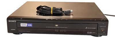 Sony DVP-NC85H 5-Disc DVD CD Changer HDMI Upscaling Tested Works- NO REMOTE