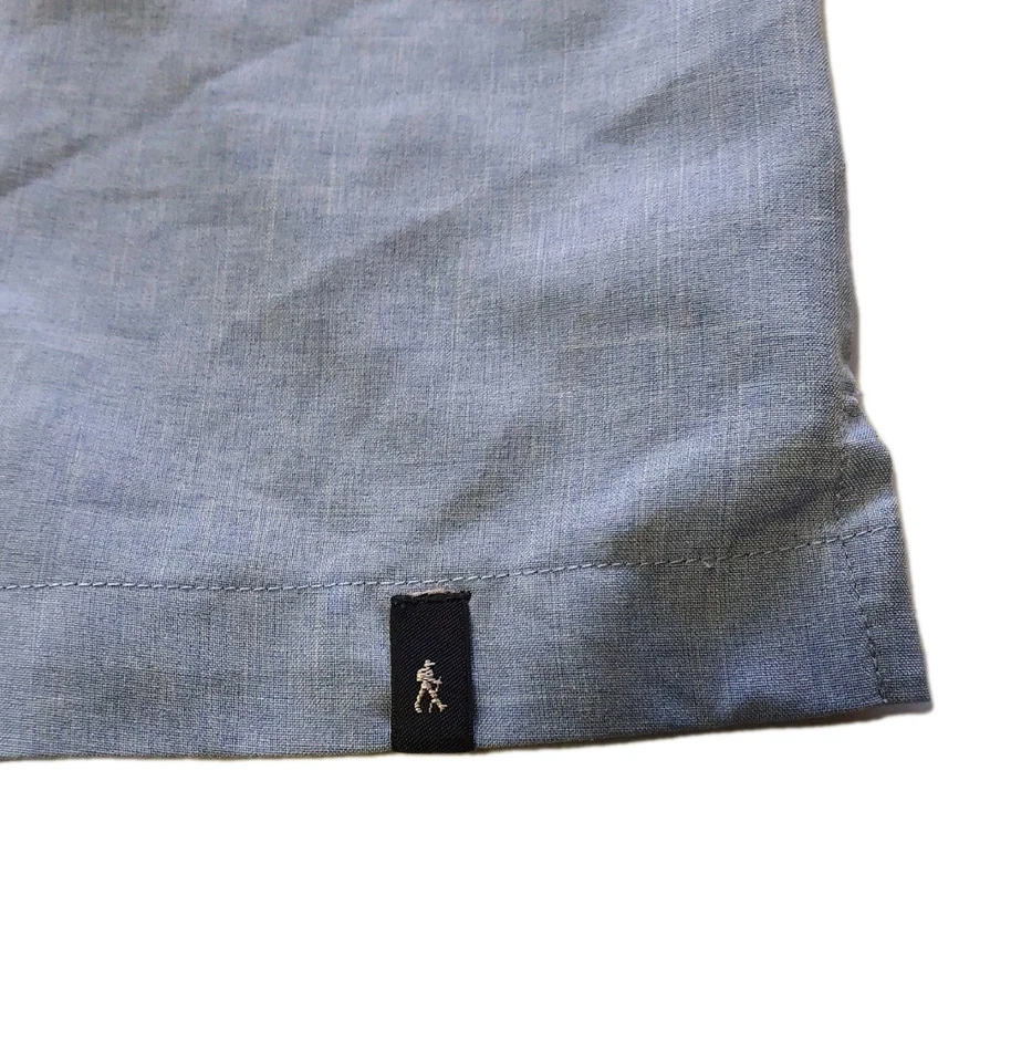 Camisa de caminhada feminina Royal Robbins, tamanho M azul cambraia, ventilada - frete grátis - Imagem 4 de 4