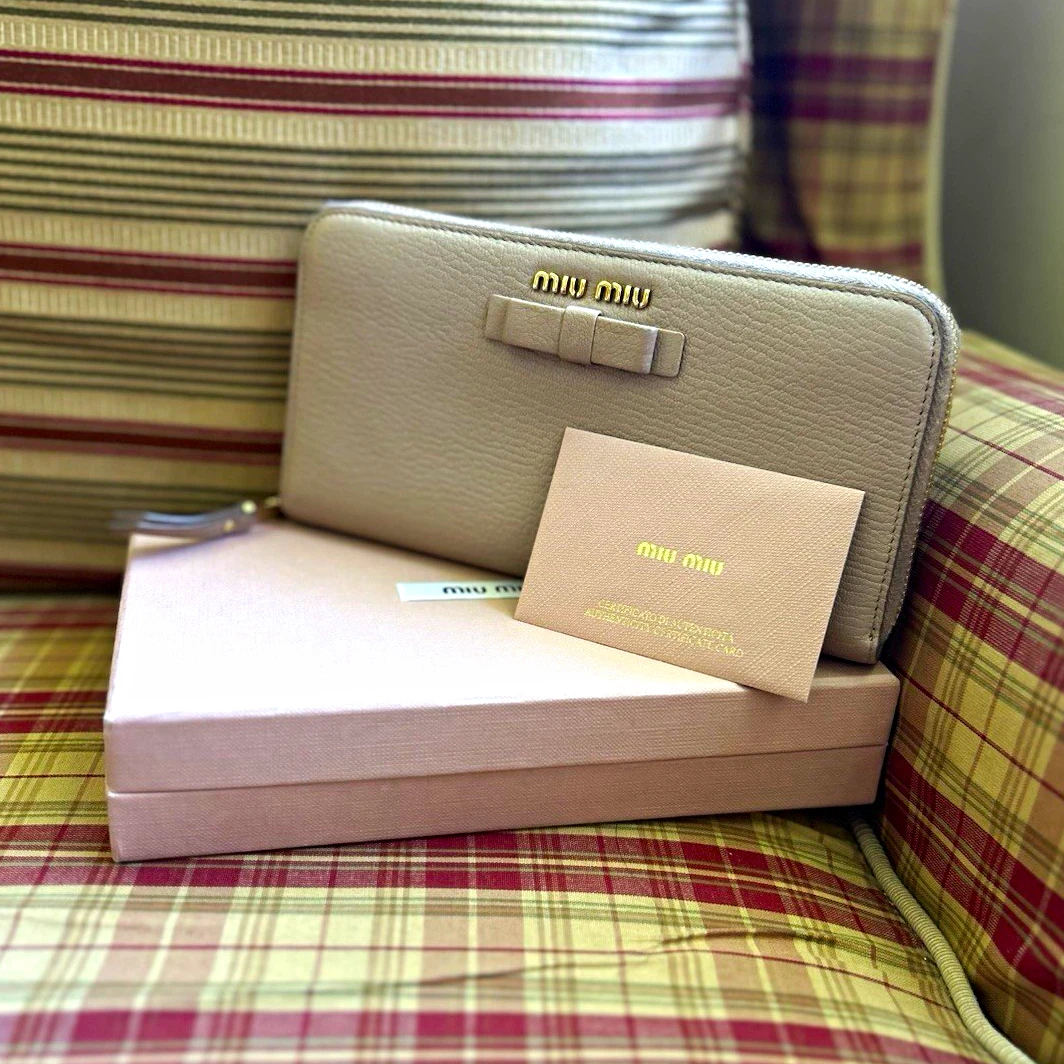 Miu Miu Zip-Around Wallets for Women for sale | eBay
