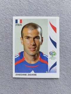 Panini WM 2006 Sticker Nr. 467 ungeklebt ZINEDINE ZIDANE ( FRANKREICH ).