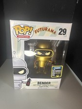 Funko! Pop! Futurama Gold Bender 2015 Summer Con Exclusive Vinyl Figure #29