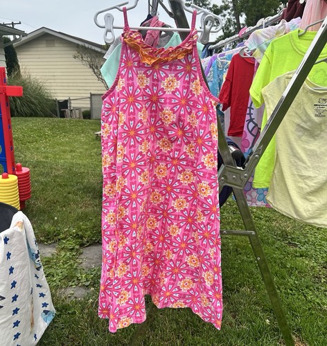 Hanna Andersson Girls Size 12 (150) Clothing Bundle. 4 Capri & 1 Dress - Picture 10 of 14