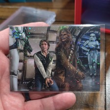Topps Star Wars Galaxy Han and Chewie Insert Trading Card #94