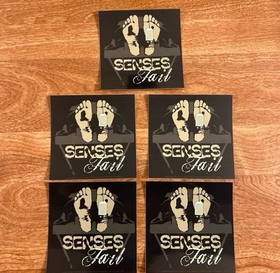 VINTAGE 2005 Senses Fail Official Stickers (5 Pack)