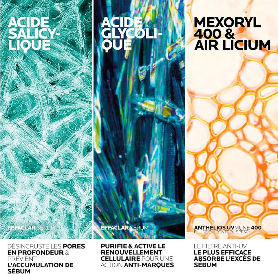 | Siero Effaclar All’Acido Salicilico Ultra Concentrato 30 Ml & Crema Solare Ant - Immagine 4 di 4