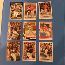 Juan Soto 9 Card Baseball Lot Mets, Yankees, Nationals, Padres 52