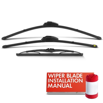 3Pcs 24'' & 20'' & 13''Windshield Wiper Blades for Hyundai Santa Fe 2005-2006 SUV