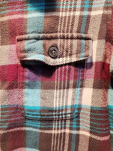 Patagonia Womens Flannel Shirt Button up Organic Cotton Plaid Size 4 - Picture 3 of 10