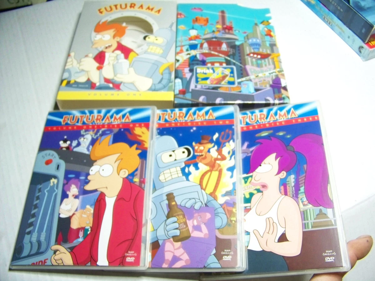 FUTURAMA DVD SET VOLUME ONE 3 DISCS 13 EPISODES