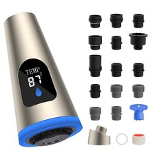 Pull Down Kitchen Faucet Head Replacement LED Temp Display Suitable for Delta...