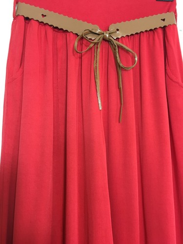 Damas Pantalones Italianos Palazzo Pantalones Pierna Ancha Lagenlook Culottes 2 Bolsillos Cinturón - Imagen 49 de 53